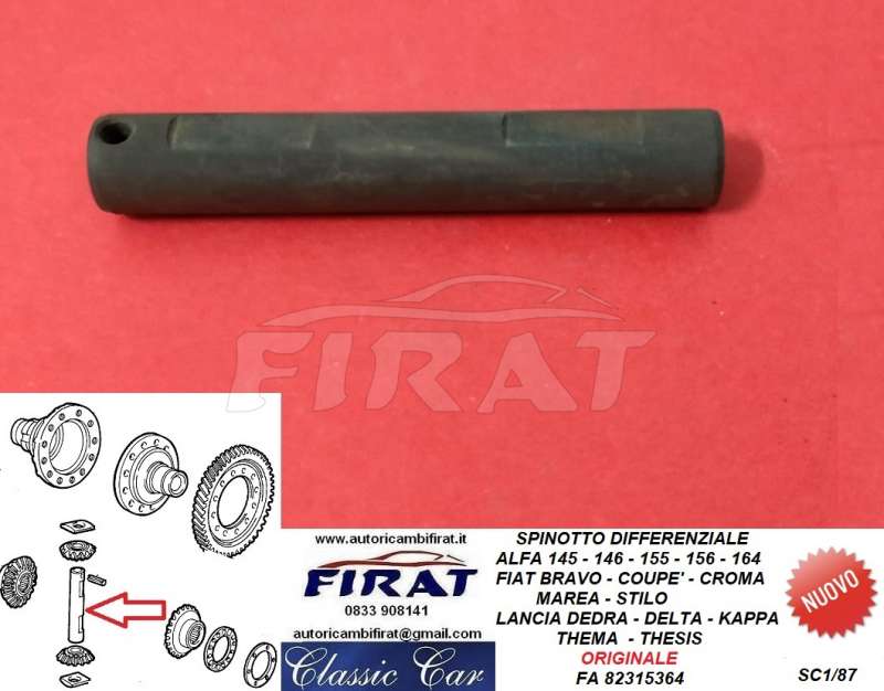 SPINOTTO DIFFERENZIALE ALFA - FIAT - LANCIA (82315364)